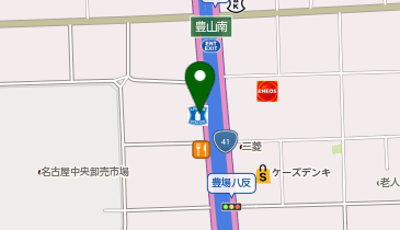 CHARGESPOT(チャージスポット)ローソン 豊山町豊場店の地図画像