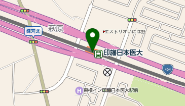 CHARGESPOT(チャージスポット)ファミリーマート 印旛日本医大駅/S店の地図画像
