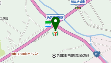 CHARGESPOT(チャージスポット)セブン-イレブン 飯塚鶴三緒店の地図画像