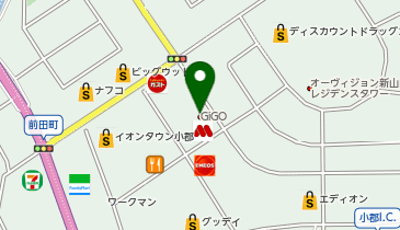 CHARGESPOT(チャージスポット)GIGO イオンタウン小郡の地図画像