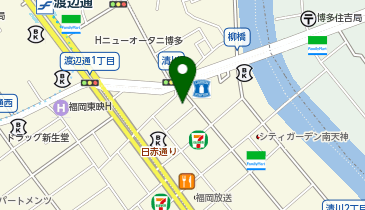 CHARGESPOT(チャージスポット)アパホテル(福岡渡辺通駅前EX)の地図画像