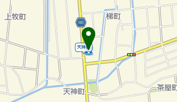 CHARGESPOT(チャージスポット)ローソン 小松天神町店の地図画像