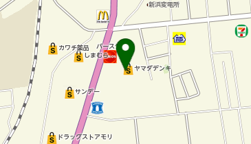 CHARGESPOT(チャージスポット)ヤマダデンキ テックランド 塩釜店の地図画像
