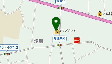 CHARGESPOT(チャージスポット)ヤマダデンキ テックランド 茅野店の地図画像