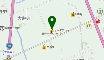 CHARGESPOT(チャージスポット)ヤマダデンキ テックランド 菊池店の地図画像