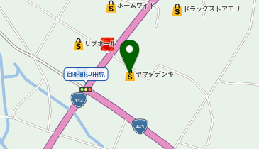 CHARGESPOT(チャージスポット)ヤマダデンキ テックランド 御船店の地図画像