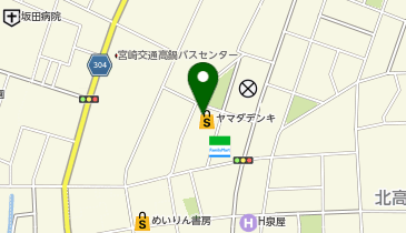 CHARGESPOT(チャージスポット)ヤマダデンキ テックランド 高鍋店の地図画像