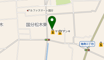 CHARGESPOT(チャージスポット)ヤマダデンキ テックランド 国分店の地図画像