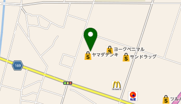 CHARGESPOT(チャージスポット)ヤマダデンキ テックランド 山形上山店の地図画像
