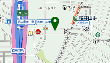 CHARGESPOT(チャージスポット)au Style 松井山手の地図画像