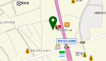CHARGESPOT(チャージスポット)ヤマダデンキ テックランド 鹿島店の地図画像
