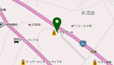 CHARGESPOT(チャージスポット)ヤマダデンキ テックランド 小林店の地図画像