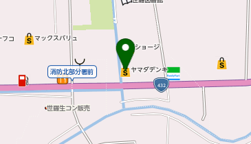 CHARGESPOT(チャージスポット)ヤマダデンキ テックランド 世羅店の地図画像