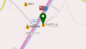 CHARGESPOT(チャージスポット)ヤマダデンキ テックランド 村上店の地図画像