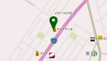 CHARGESPOT(チャージスポット)ヤマダデンキ テックランド 大河原店の地図画像