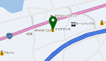 CHARGESPOT(チャージスポット)ヤマダデンキ テックランド 中津川店の地図画像