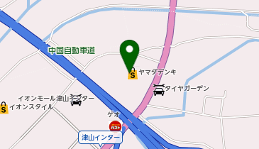 CHARGESPOT(チャージスポット)ヤマダデンキ テックランド 津山店の地図画像