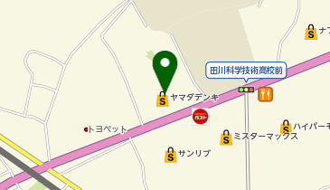 CHARGESPOT(チャージスポット)ヤマダデンキ テックランド 田川店の地図画像