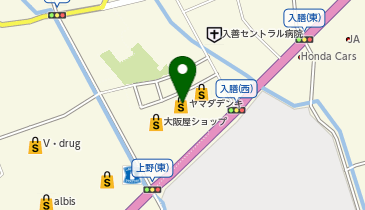 CHARGESPOT(チャージスポット)ヤマダデンキ テックランド 入善店の地図画像