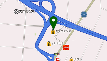 CHARGESPOT(チャージスポット)ヤマダデンキ テックランド 美作店の地図画像