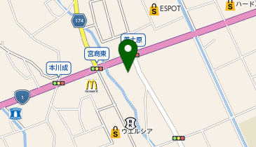 CHARGESPOT(チャージスポット)ヤマダデンキ テックランド 富士店の地図画像