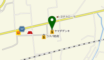 CHARGESPOT(チャージスポット)ヤマダデンキ テックランド 防府店の地図画像