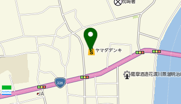 CHARGESPOT(チャージスポット)ヤマダデンキ テックランド 枕崎店の地図画像
