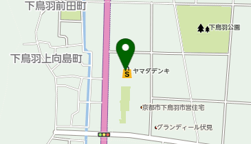 CHARGESPOT(チャージスポット)ヤマダデンキ テックランド 京都伏見店の地図画像