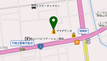 CHARGESPOT(チャージスポット)ヤマダデンキ Tecc LIFE SELECT 福山店の地図画像