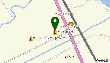 CHARGESPOT(チャージスポット)ヤマダデンキ テックランド島原店の地図画像