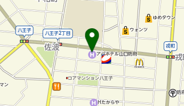 CHARGESPOT(チャージスポット)アパホテル(山口防府)の地図画像