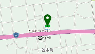 CHARGESPOT(チャージスポット)ファミリーマート 大垣笠木町店の地図画像