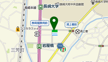 CHARGESPOT(チャージスポット)ファミリーマート 長崎大橋店の地図画像