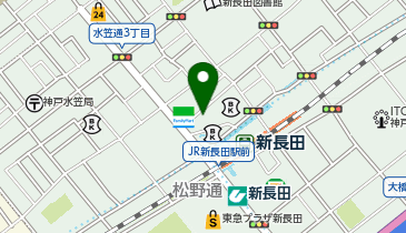 CHARGESPOT(チャージスポット)ミクちゃんアリーナ 新長田店の地図画像