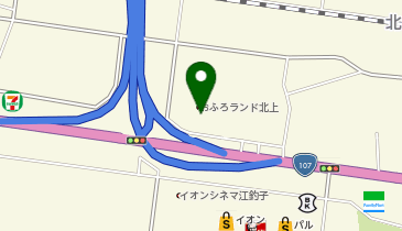 CHARGESPOT(チャージスポット)おふろランド北上の地図画像