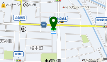 CHARGESPOT(チャージスポット)ファミリーマート 犬山松本町店の地図画像
