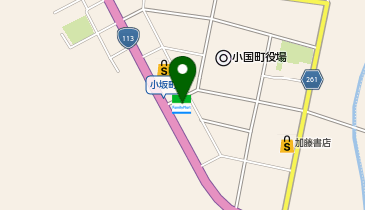 CHARGESPOT(チャージスポット)ファミリーマート 小国小坂町店の地図画像