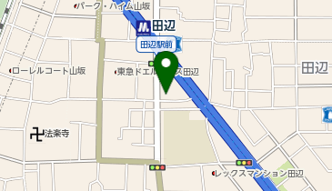 CHARGESPOT(チャージスポット)ローソン ストア100 東住吉田辺店の地図画像