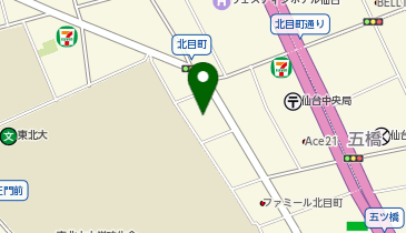 CHARGESPOT(チャージスポット)イオンエクスプレス 仙台北目町店の地図画像