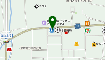CHARGESPOT(チャージスポット)ローソン 熊本田崎市場通店の地図画像