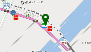 CHARGESPOT(チャージスポット)ファミリーマート 夜光一丁目店の地図画像