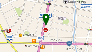 CHARGESPOT(チャージスポット)夢庵 富士錦町の地図画像