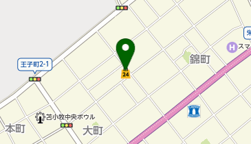 CHARGESPOT(チャージスポット)セイコーマート 苫小牧大町店の地図画像