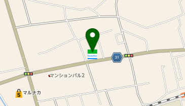 CHARGESPOT(チャージスポット)ファミリーマート 土佐山田新町丸店の地図画像