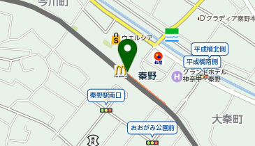CHARGESPOT(チャージスポット)宝くじロトハウス 秦野店の地図画像