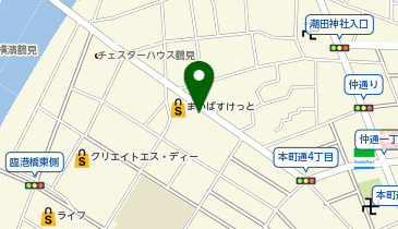 CHARGESPOT(チャージスポット)ローソン 鶴見本町通二丁目店の地図画像