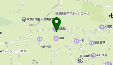 CHARGESPOT(チャージスポット)りらっくまの湯 草津店の地図画像