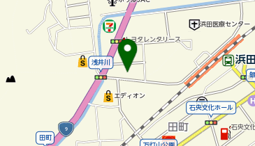 CHARGESPOT(チャージスポット)東横INN 浜田駅北口の地図画像