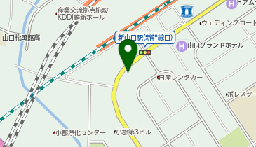 CHARGESPOT(チャージスポット)東横INN 新山口駅新幹線口の地図画像