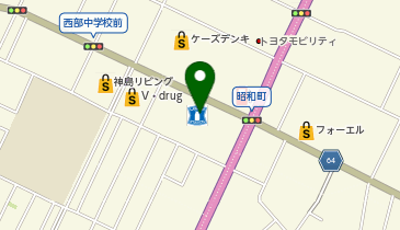 CHARGESPOT(チャージスポット)ローソン 高岡美幸町店の地図画像